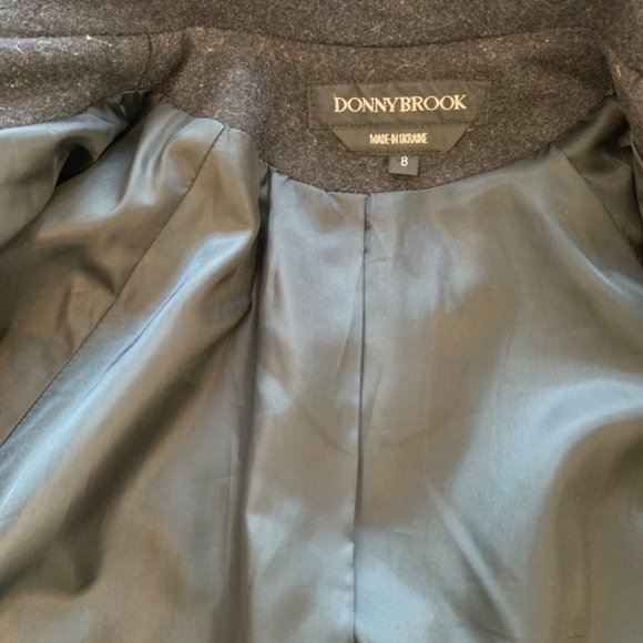 Donny & Brook Double Breasted Wool Coat - Picture 4 of 6